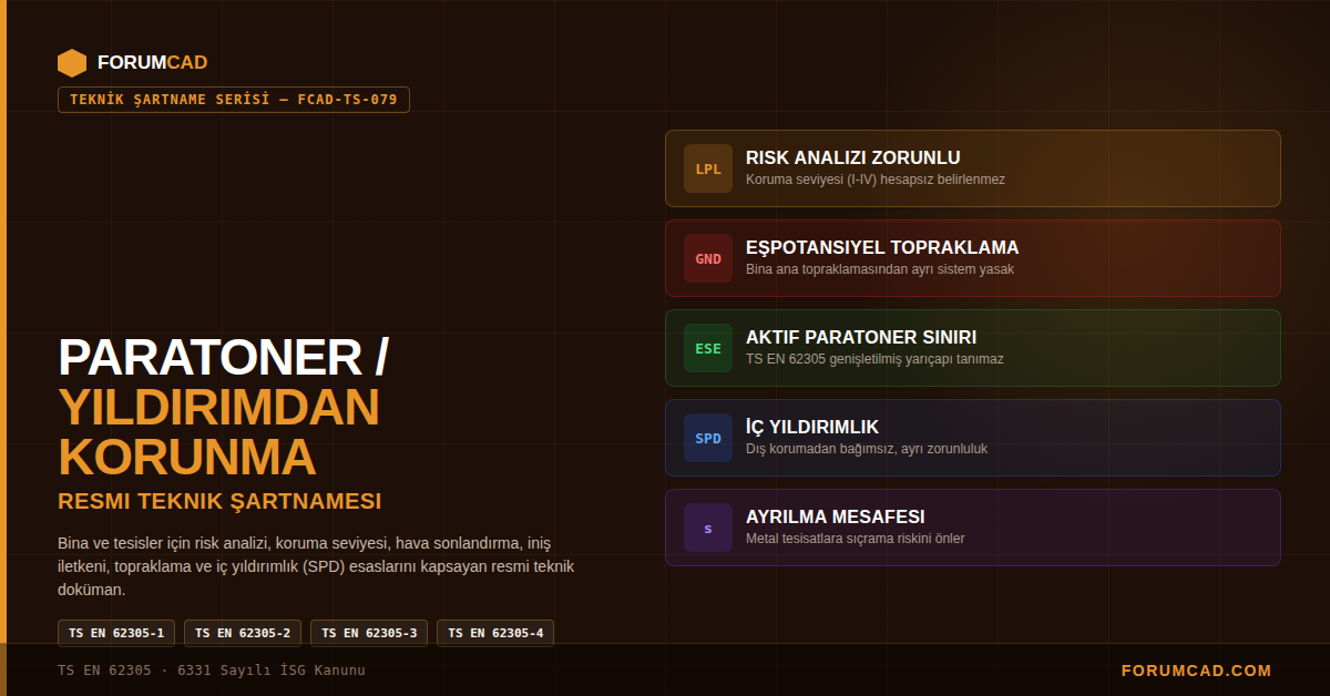 Paratoner / Yıldırımdan Korunma Sistemi Teknik Şartnamesi: Usta Bahaneleri ve Şantiye Gerçekleri